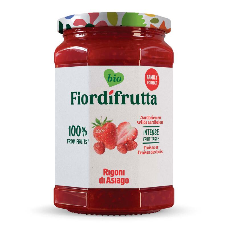 Fruitbeleg aardbei van Fiordifrutta, 6 x 600 g